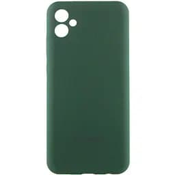 Чохол Lakshmi Silicone Cover Full Camera AA with logo для Samsung Galaxy A05 Зелений/Dark green