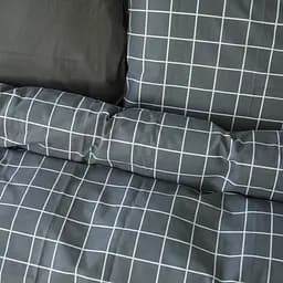 Простирадло MirSon Ranforce Elite 17-4815 Lugano 220x240 см сіре (2200009019463) - мініатюра 3