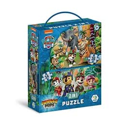 Пазл детский 2 в 1 Приключения в джунглях 200572, 36 элементов