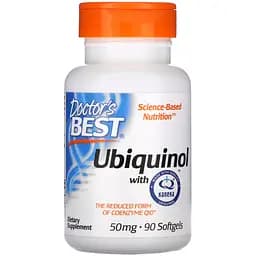 Коензим Doctor's Best Ubiquinol 50 мг 90 капсул (DRB-00178)