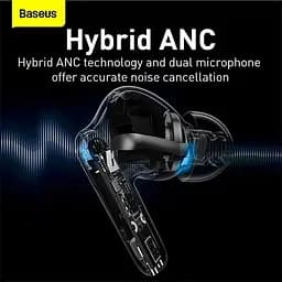 Навушники Bluetooth Baseus Simu ANC S2 (NGS2-0G) сірі - мініатюра 9