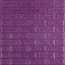 3D панель самоклеящаяся 700х770х5мм кирпич Фиолетовый (016-5) SW-00000150