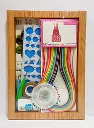 Набор для квиллинга С 37116 16 цветов, с инструментами, в коробке (6900067371164) Коричневый