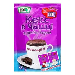 Суміш для випікання Еко Кекс у шоколадній чашці, 55 г (822032)
