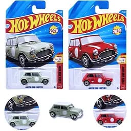 Базова машинка Hot Wheels Then and Now Austin Mini Cooper S колір в асортименті (5785) JJK94 - мініатюра 3