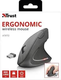 Комп'ютерна миша Trust Verto Ergonomic WL чорний teh0014063 - мініатюра 9