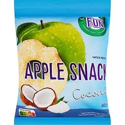 Чипси яблучні Garden Gadz FUN Apple Snack Coconut 40 г
