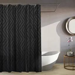 Тканинна штора для ванної кімнати TIANA KRAINE Sapfir, без кілець. Розмір 200х180