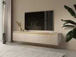 Тумба під ТВ Perfect Home Роял / Royal RTV180 3-дверна Бежевий (PFH-091293) - мініатюра 5