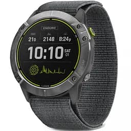 Смарт-часы Garmin Enduro Steel with Gray UltraFit Nylon Strap (010-02408-00/10)
