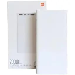 Портативное зарядное устройство для Power Bank Xiaomi Mi Power Bank 3 USB-C 18 Вт 20000 mAh Белый