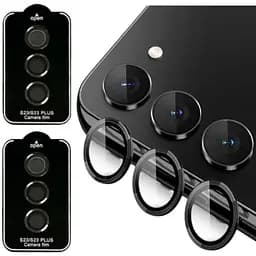 Захисне скло на камеру DK для Samsung Galaxy S23+ S916 Metal Ring Eagle Eye 015719 black 2 шт.