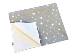 Непромокаемая пеленка Moontime "Звездопад на сером"