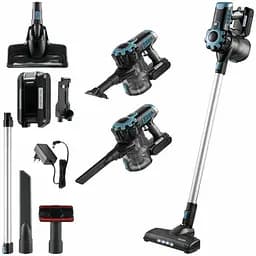 Вертикальный+ручной пылесос 2 в 1 First FA-5541-4-BL