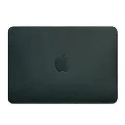 Чохол із натуральної шкіри BlankNote для MacBook 13 дюйм Зелений краст - мініатюра 4