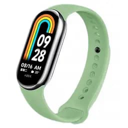 Силіконовий ремінець для XiaomiBand 8 Зелений
