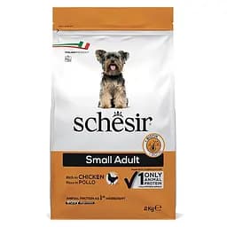 Сухий корм Schesir Dog Small Adult Chicken 2 кг монопротеїновий для собак малих порід з куркою