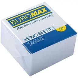Блок паперу для нотаток Buromax проклеєний 80х80х50 мм білий (BM.2204)