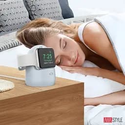 Силіконова підставка AhaStyle для Apple Watch Light blue - мініатюра 4