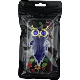 Чохол-накладка Toto TPU Case Decorative Stones IPhone 5/5S/SE Owls Purple - мініатюра 2