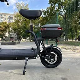 Електросамокат EVOBIKE Zen U12 MAX 2025 року чорний | електросамокат з трьома фарами, корзинкою та багажником - мініатюра 12