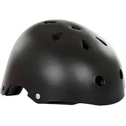 Дитячий захисний шолом MS 4886 з вентиляцією розмір 24х21х14 см 11 отворів чорний