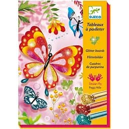 Набор для творчества Djeco рисование блестками Блестящие бабочки (DJ09503)