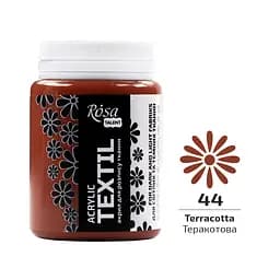 Фарба акрилова для тканин Теракотова (44) 80 мл Rosa Talent