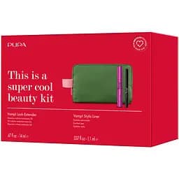 Набір в косметичці Pupa Kit Vamp!: Туш для вій Mascara Lash Extender + Підводка для очей Stylo liner (8011607391585) - мініатюра 3