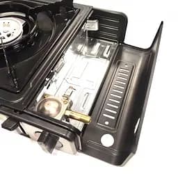 Туристична портативна газова плита пальник Portable Gas Stove BDZ-155-A з перехідником - мініатюра 6