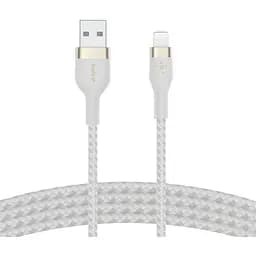 Дата кабель USB 2.0 AM to Lightning 1.0m white Belkin (CAA010BT1MWH)