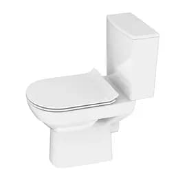 Унітаз-компакт Cersanit City 604 CleanOn 011 3/5 л з дюропластовим сидінням Slim SoftClose+QuickRelease 30412