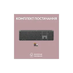 Клавіатура Logitech K950 Bluetooth/Wireless UA Graphite (920-012465) - мініатюра 10