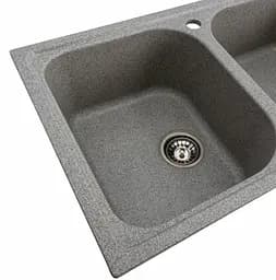 Кухонна мийка Platinum 7950 EQUATORIA матовий Сірий (SP000035795) - мініатюра 3