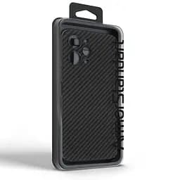 Карбоновый чехол для Xiaomi Redmi 12 4G, LikeCarbon, черный, панель, защитный чехол-накладка, ультратонкий и легкий, противоударный, обеспечивает защиту от ударов, падений и царапин, ArmorStandart (ARM71941) - мініатюра 3