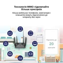 Маршрутизатор Pix-Link X300S6 300Мбіт/с 2.4ГГц Чорний (ENSWSW020603B 4258) - мініатюра 3
