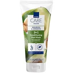Маска для волосся Avon Живлення і гладкість 3 в 1 200 мл (84946821)