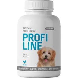 Вітаміни ProVET Profiline Biotin complex для шерсті собак 100 таблеток