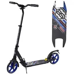 Самокат Best Scooter 84х14х33 см Черно-синий 000231521