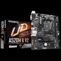 Материнська плата Gigabyte A520M K V2 Socket AM4 (A520M K V2) - мініатюра 1