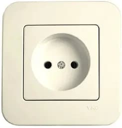 Розетка без заземлення VIKO Rollina кремовий (90421007)