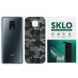 Защитная пленка SKLO Back (тыл) Camo для Xiaomi Redmi 10A Серый / Army Gray