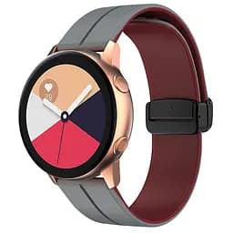 Силиконовый ремешок Classy для Smart Watch 20mm Grey/Plum