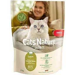 Сухой корм Mera Cats Nature Adult Lamb (Lamm) с ягненком для взрослых кошек всех пород 2 кг 