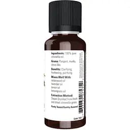 Олія цитронелли Now Essential Citronella Oil 30 ml - мініатюра 2