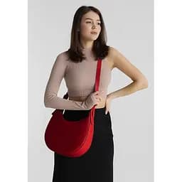 Жіноча шкіряна сумка Vivian червоний флотар