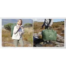 Спальний мішок двомісний Naturehike CNK2350WS019 із подушками (Зелений) - мініатюра 3