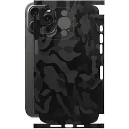 Захисна плівка StatusSKIN для Apple iPhone 15 Pro Max Корпус Вініл Камуфляж чорний