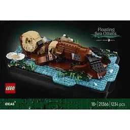 Конструктор LEGO Ideas Плавающие морские выдры 1234 детали (21366)