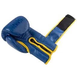 Рукавиці боксерські Power Play PP 3021 Ukraine, Blue/Yellow - 14 унцій - мініатюра 6